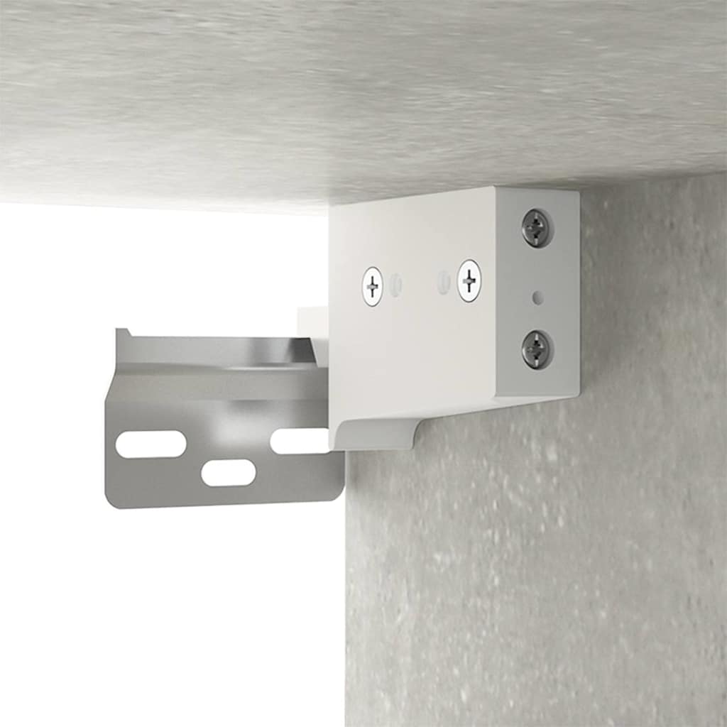 2-tlg. TV-Schrank-Set Betongrau Holzwerkstoff