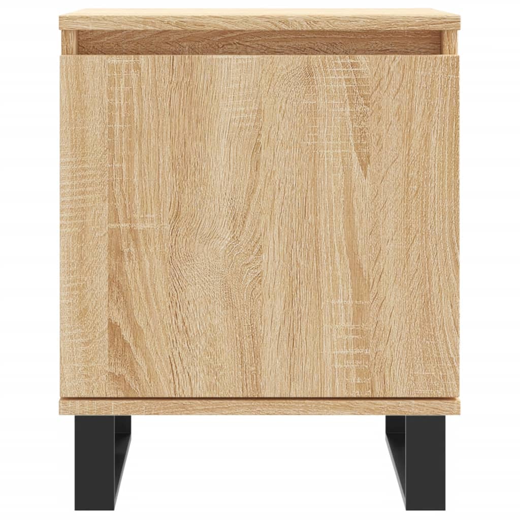 Nachttische 2 Stk. Sonoma-Eiche 40x30x50 cm Holzwerkstoff