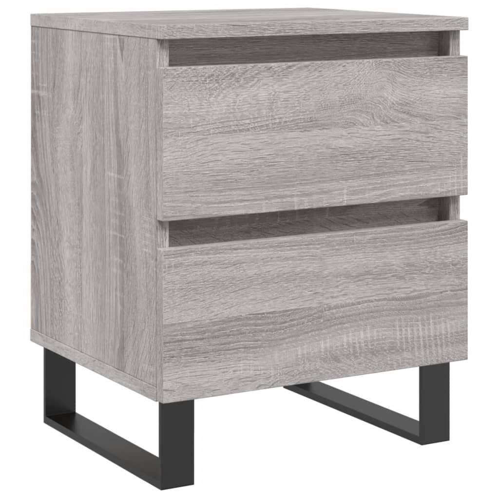 Nachttisch Grau Sonoma 40x35x50 cm Holzwerkstoff