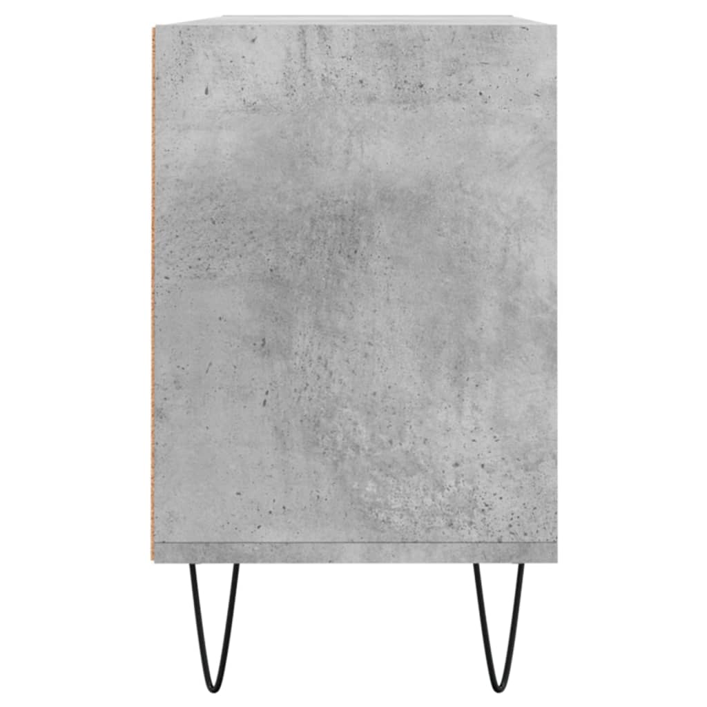 TV-Schrank Betongrau 103,5x30x50 cm Holzwerkstoff