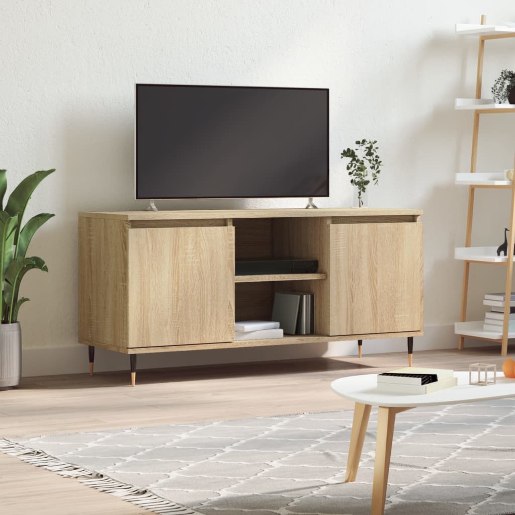 TV-Schrank Sonoma-Eiche 104x35x50 cm Holzwerkstoff
