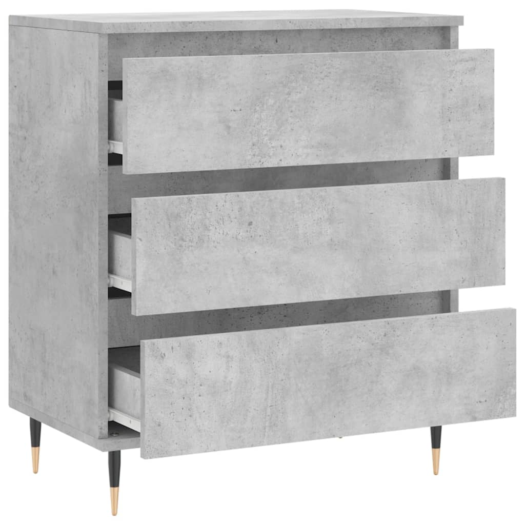 Sideboard Betongrau 60x35x70 cm Holzwerkstoff