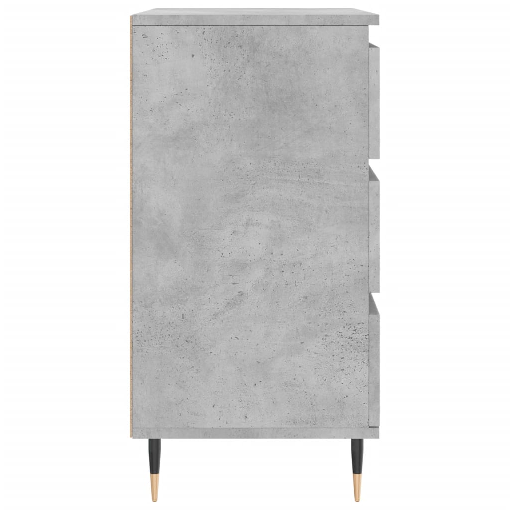 Sideboard Betongrau 60x35x70 cm Holzwerkstoff