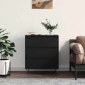 Sideboard Schwarz 60x35x70 cm Holzwerkstoff