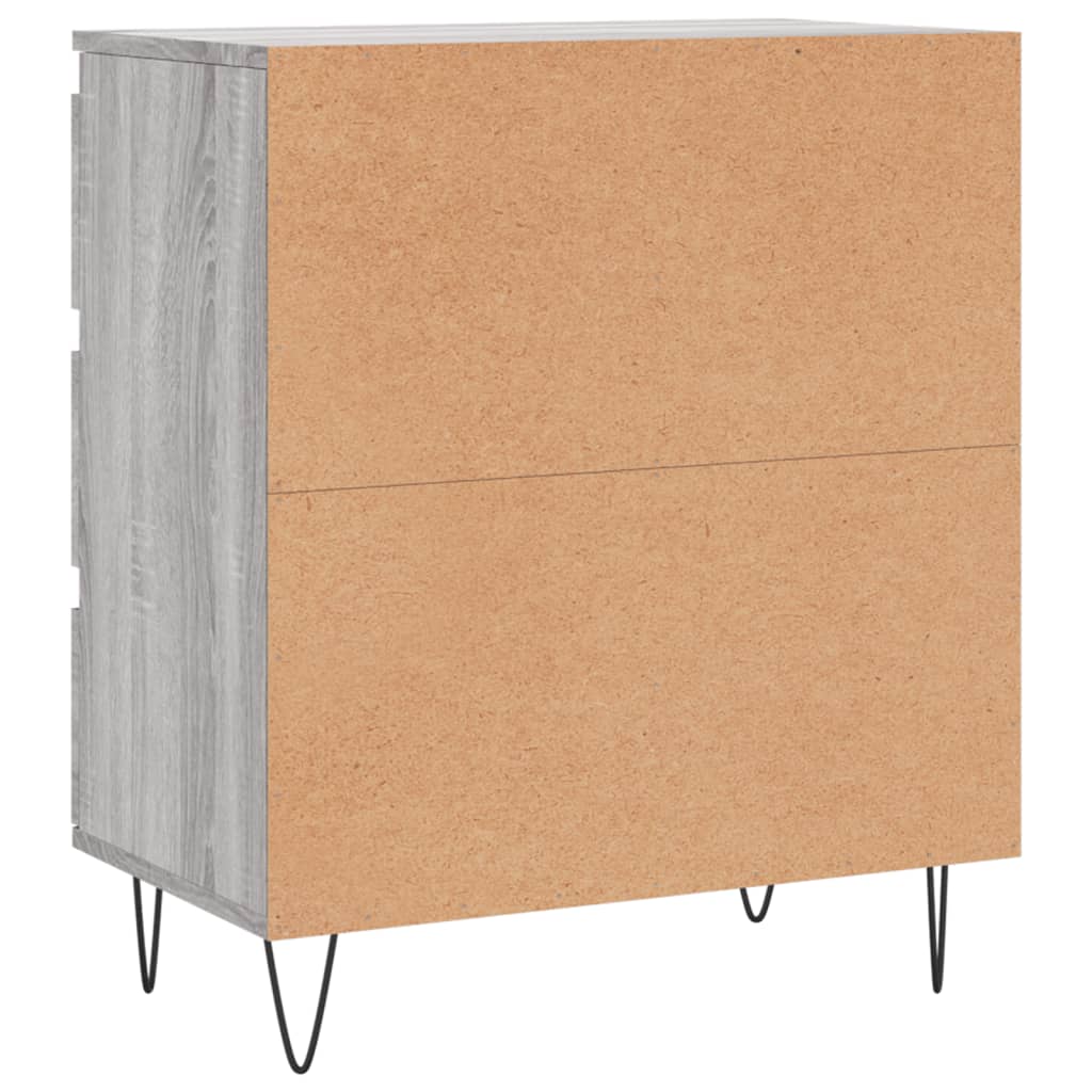 Sideboard Grau Sonoma 60x35x70 cm Holzwerkstoff