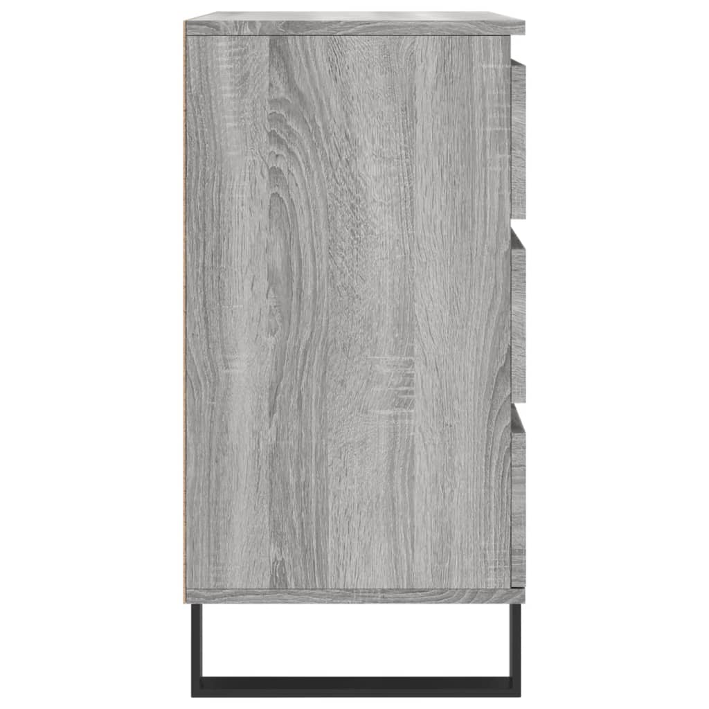 Sideboard Grau Sonoma 60x35x70 cm Holzwerkstoff