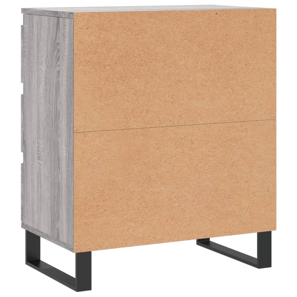 Sideboard Grau Sonoma 60x35x70 cm Holzwerkstoff