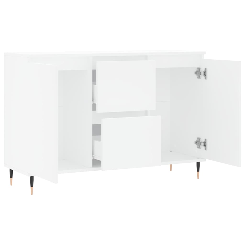Sideboard Weiß 101,5x35x70 cm Holzwerkstoff