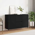 Sideboard Schwarz 101,5x35x70 cm Holzwerkstoff