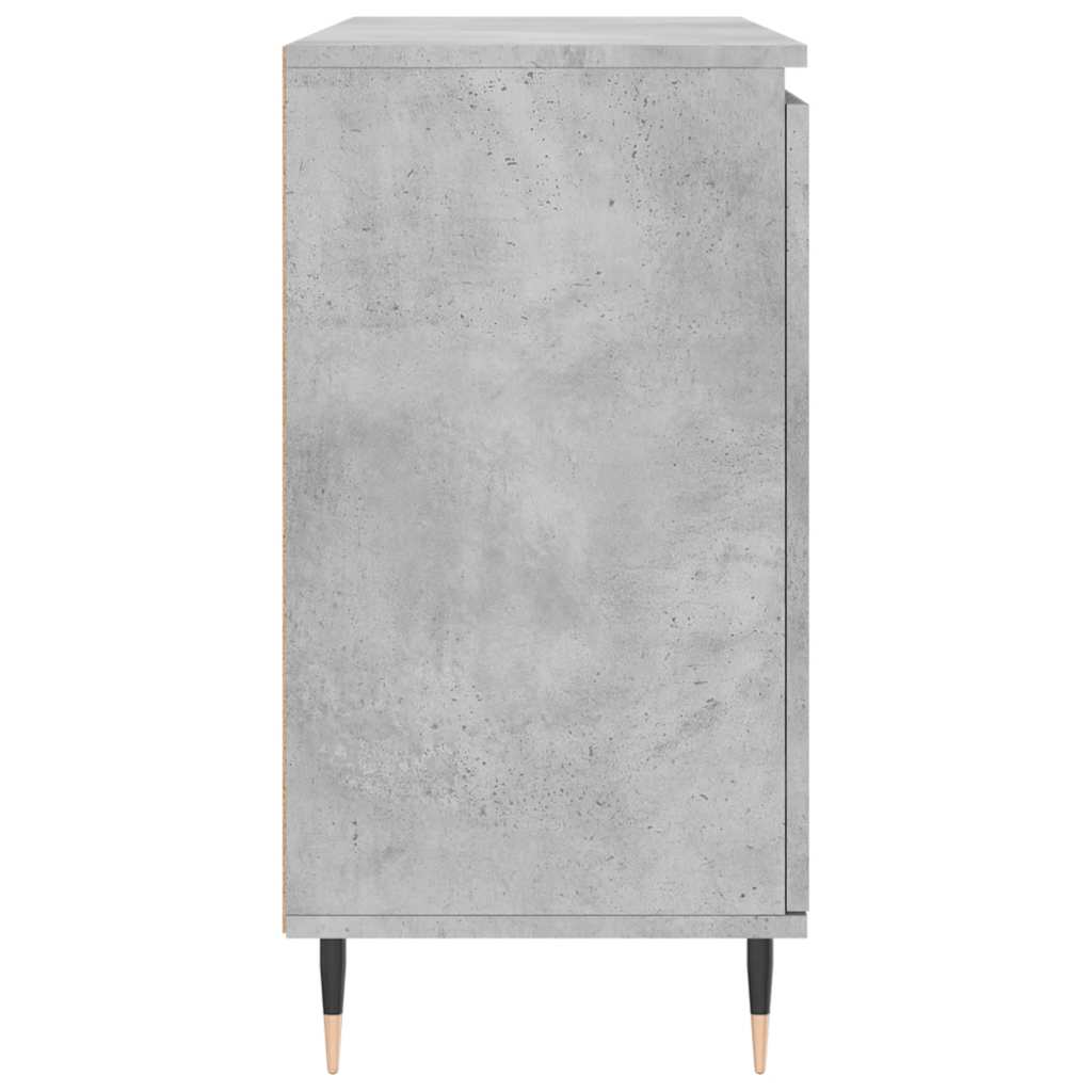 Sideboard Betongrau 101,5x35x70 cm Holzwerkstoff
