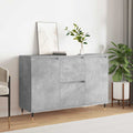 Sideboard Betongrau 101,5x35x70 cm Holzwerkstoff