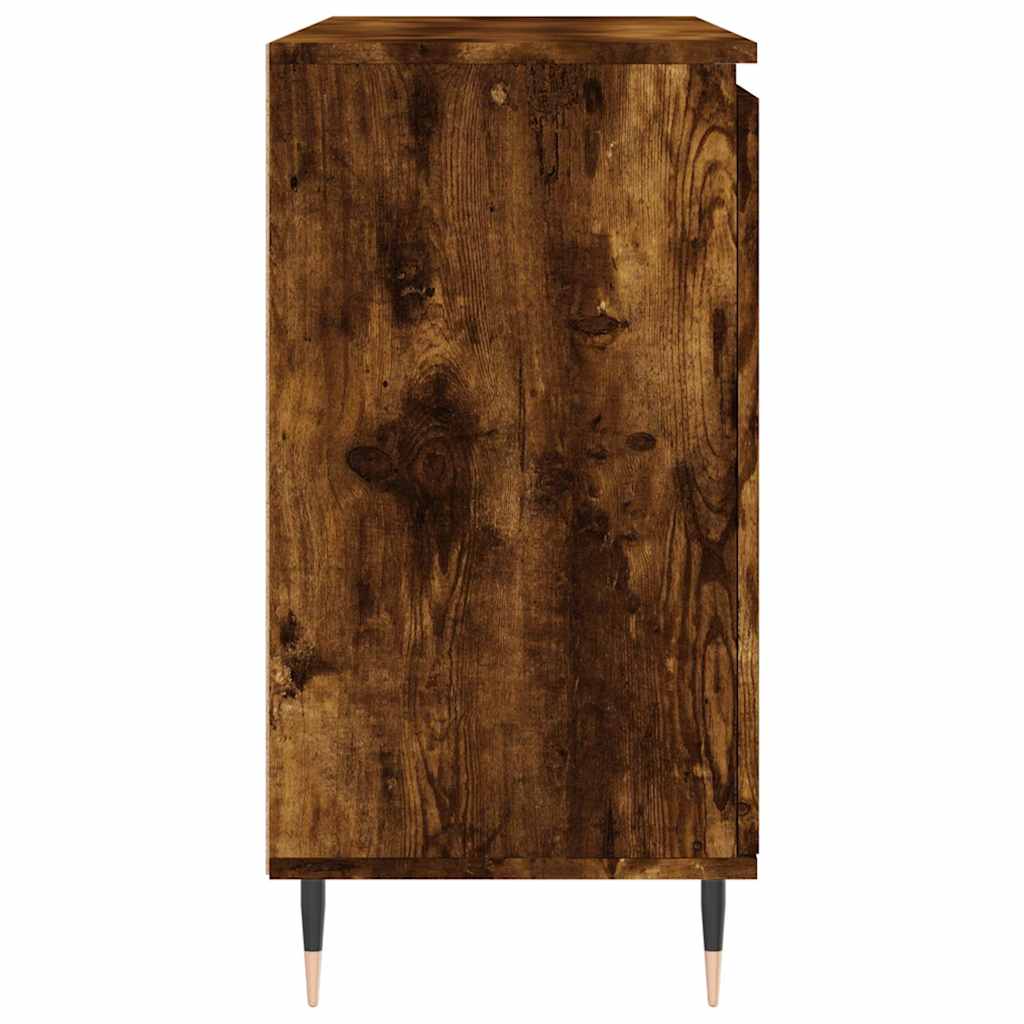 Sideboard Räuchereiche 101,5x35x70 cm Holzwerkstoff