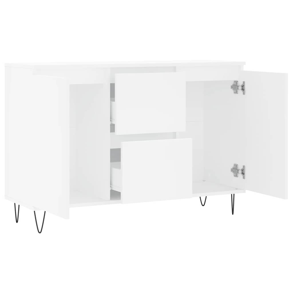 Sideboard Weiß 101,5x35x70 cm Holzwerkstoff