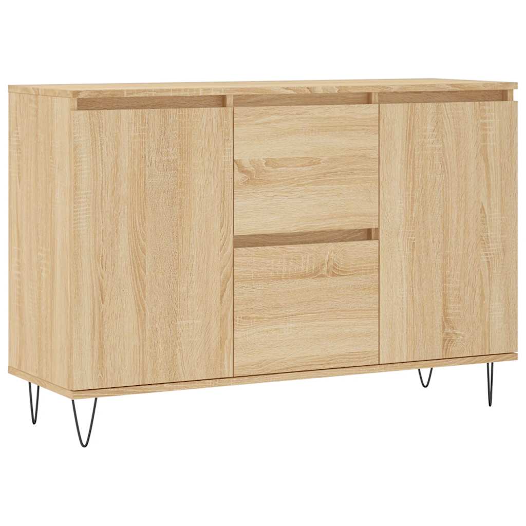 Sideboard Sonoma-Eiche 101,5x35x70 cm Holzwerkstoff