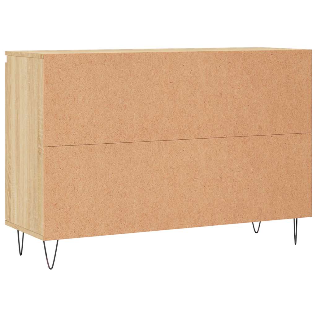 Sideboard Sonoma-Eiche 101,5x35x70 cm Holzwerkstoff