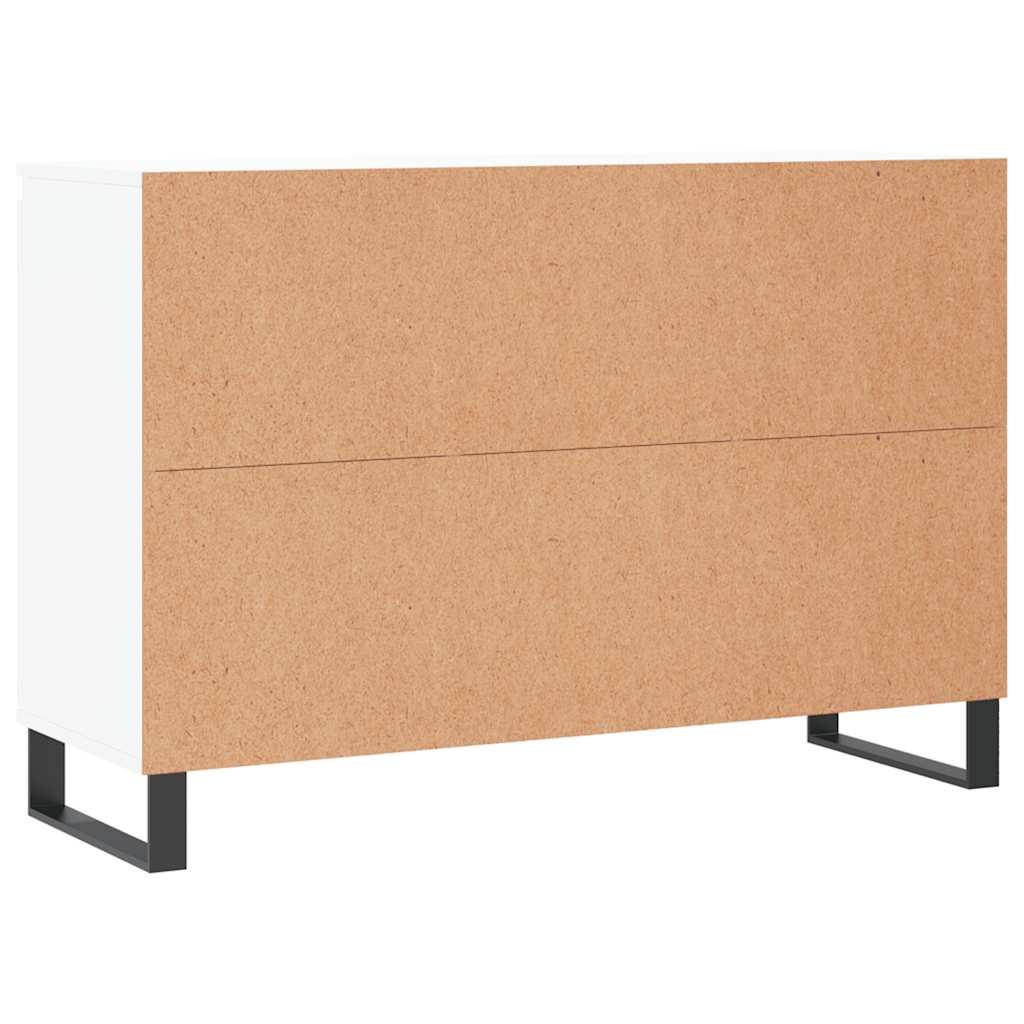 Sideboard Weiß 101,5x35x70 cm Holzwerkstoff