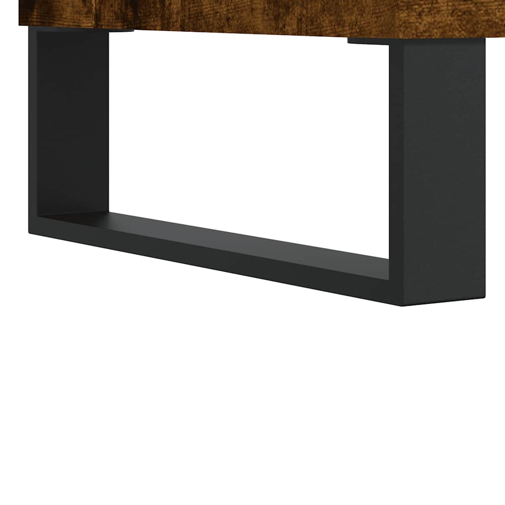 Sideboard Räuchereiche 101,5x35x70 cm Holzwerkstoff