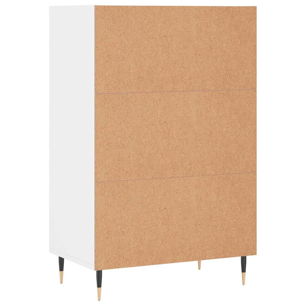 Highboard Weiß 57x35x90 cm Holzwerkstoff