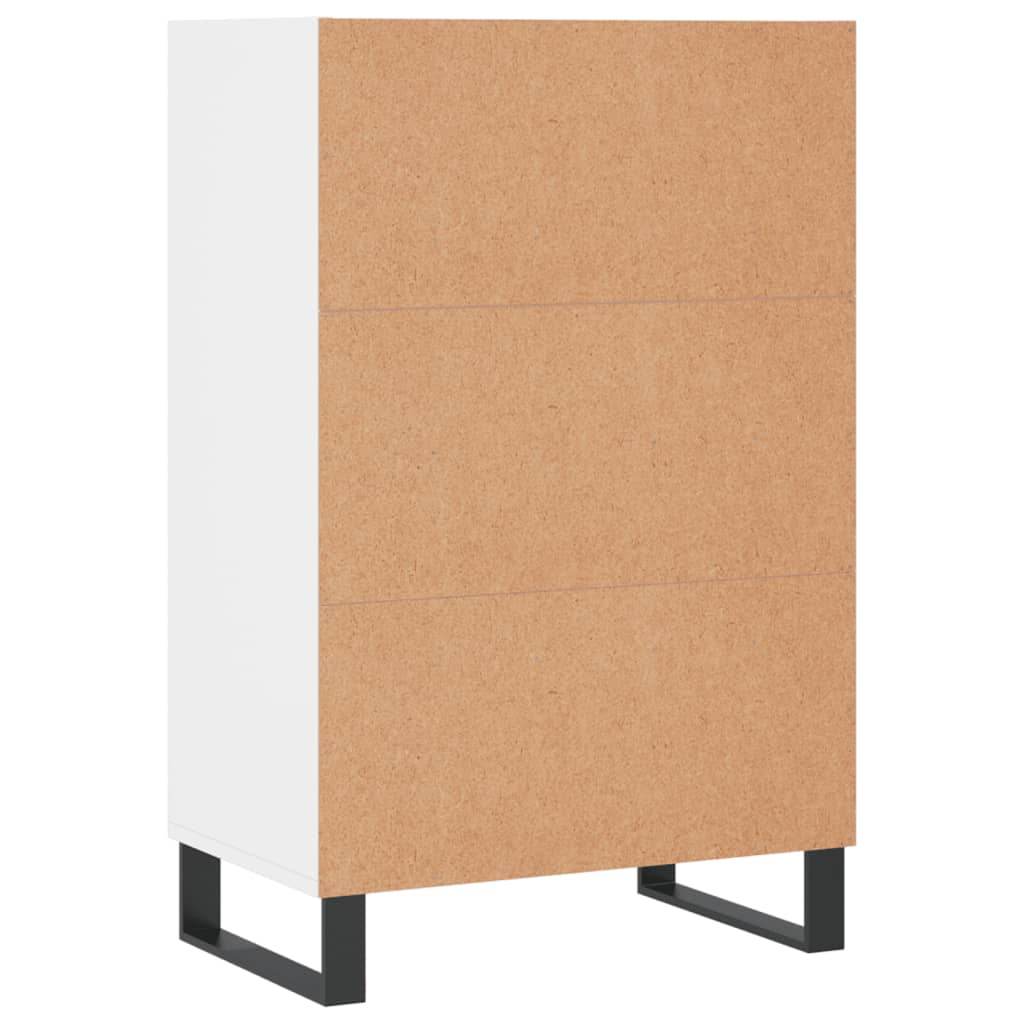 Highboard Weiß 57x35x90 cm Holzwerkstoff