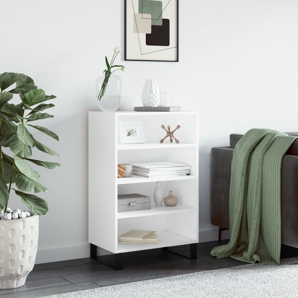 Highboard Weiß 57x35x90 cm Holzwerkstoff