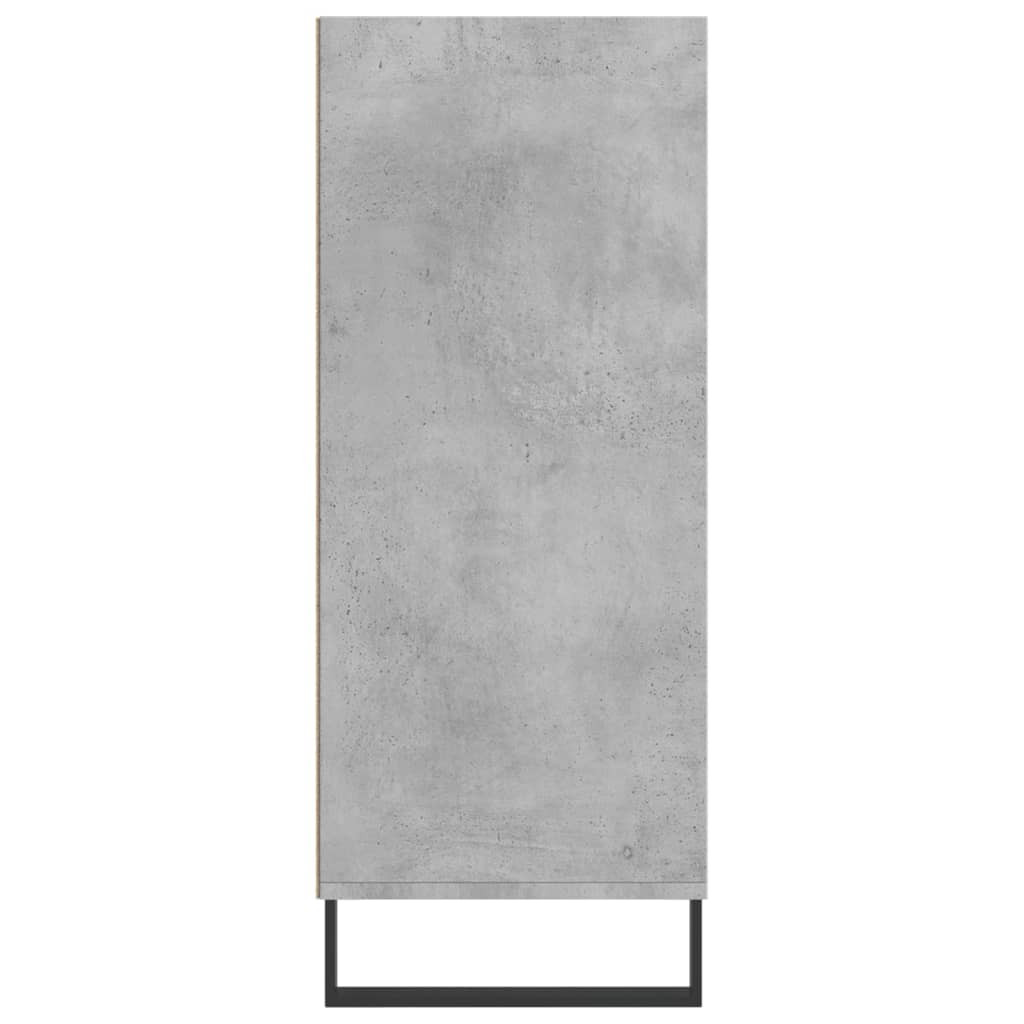 Highboard Betongrau 57x35x90 cm Holzwerkstoff