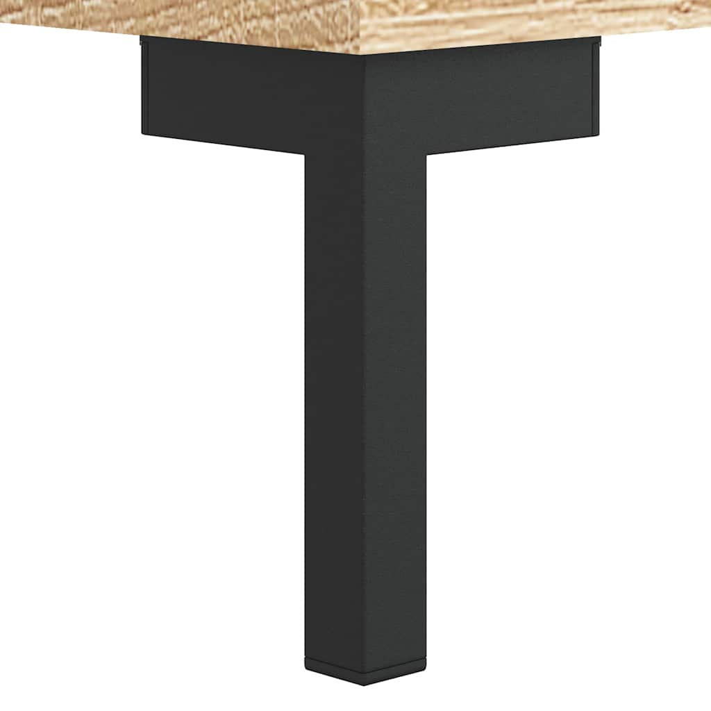 Nachttische 2 Stk. Sonoma-Eiche 40x35x47,5 cm Holzwerkstoff