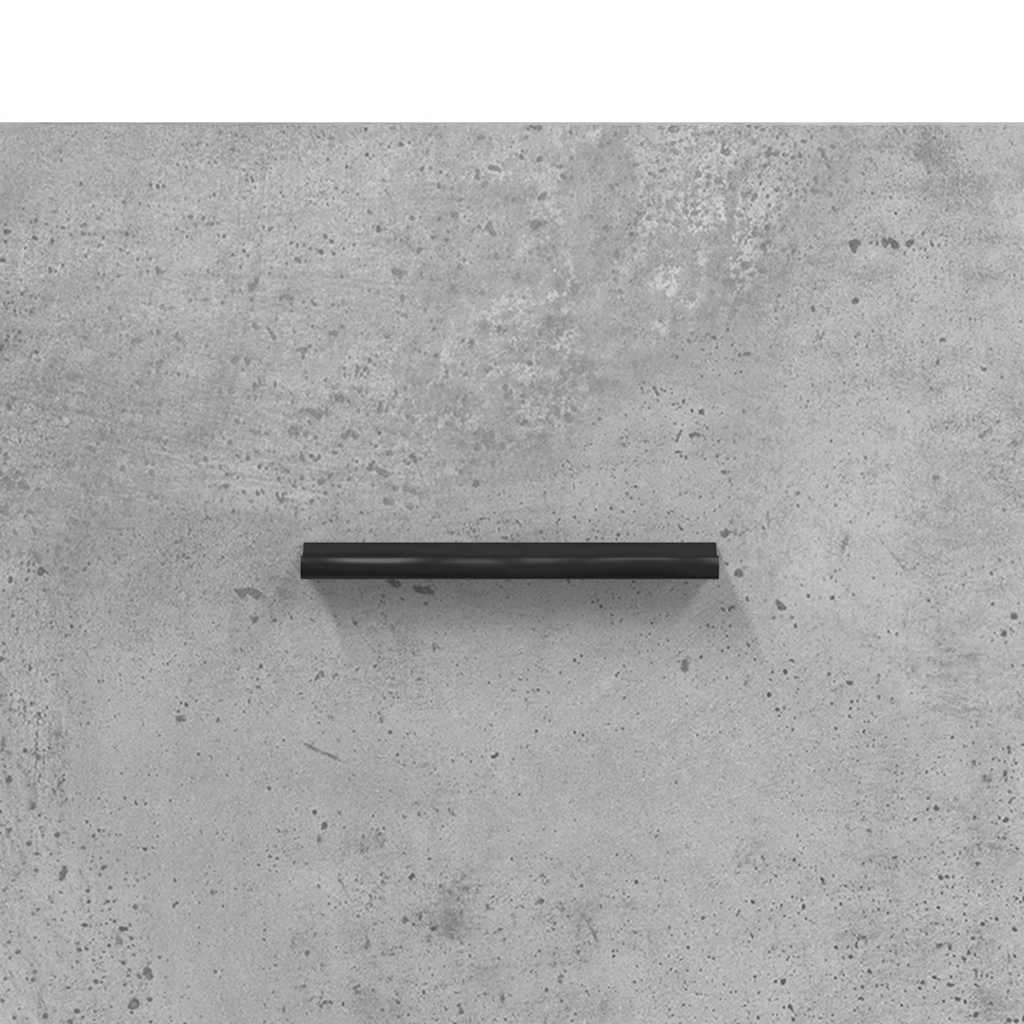 Nachttische 2 Stk. Betongrau 40x35x47,5 cm Holzwerkstoff