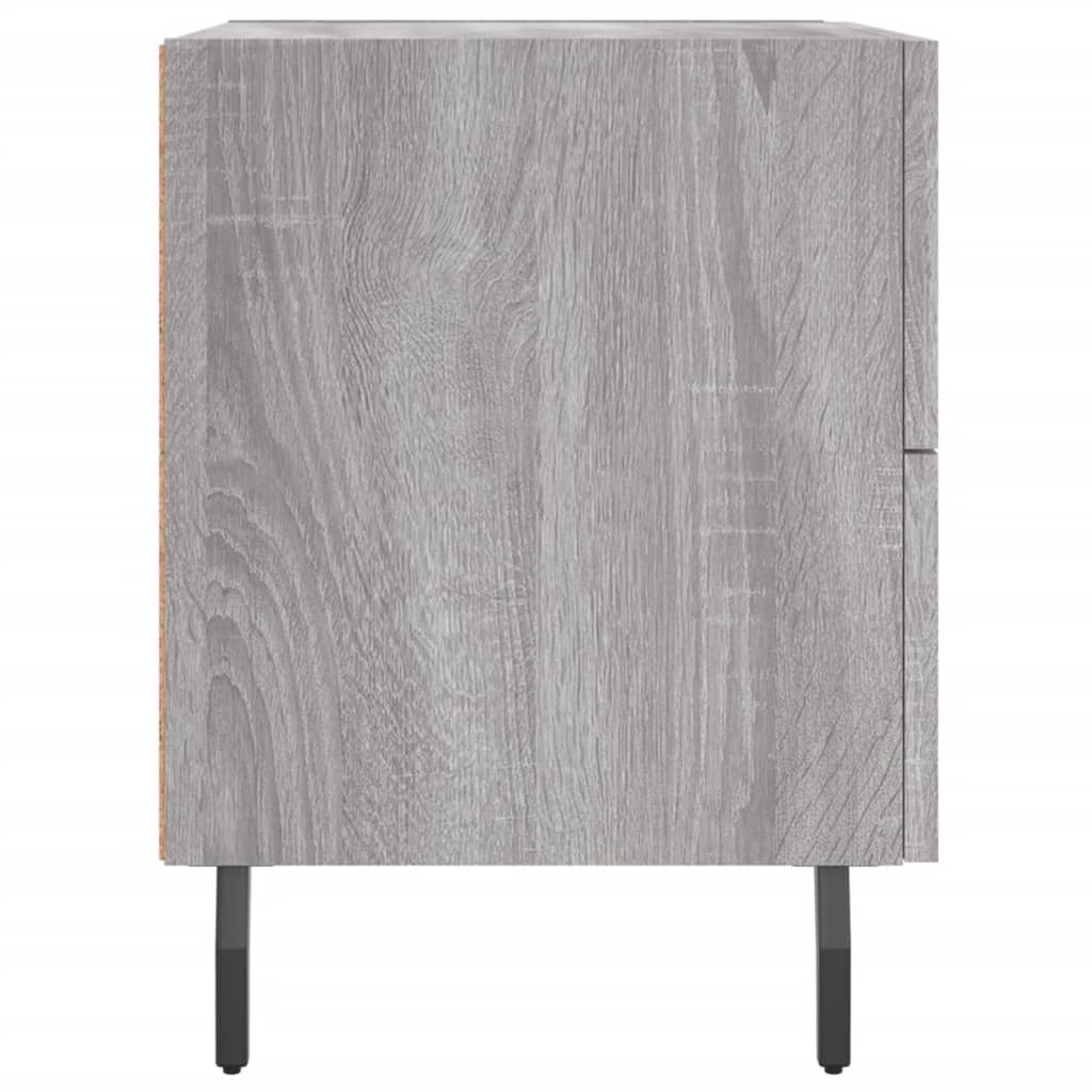 Nachttisch Grau Sonoma 40x35x47,5 cm Holzwerkstoff