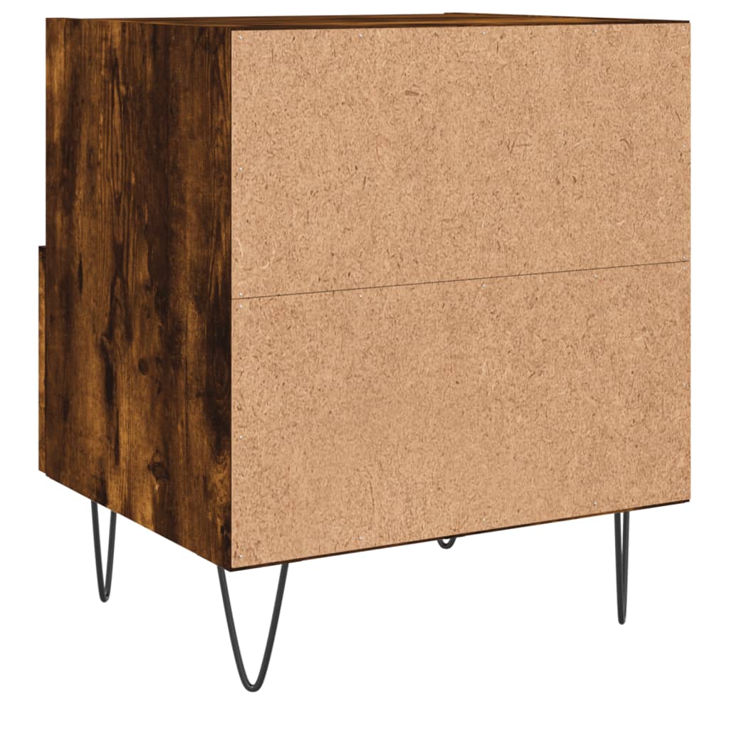 Nachttisch Räuchereiche 40x35x47,5 cm Holzwerkstoff