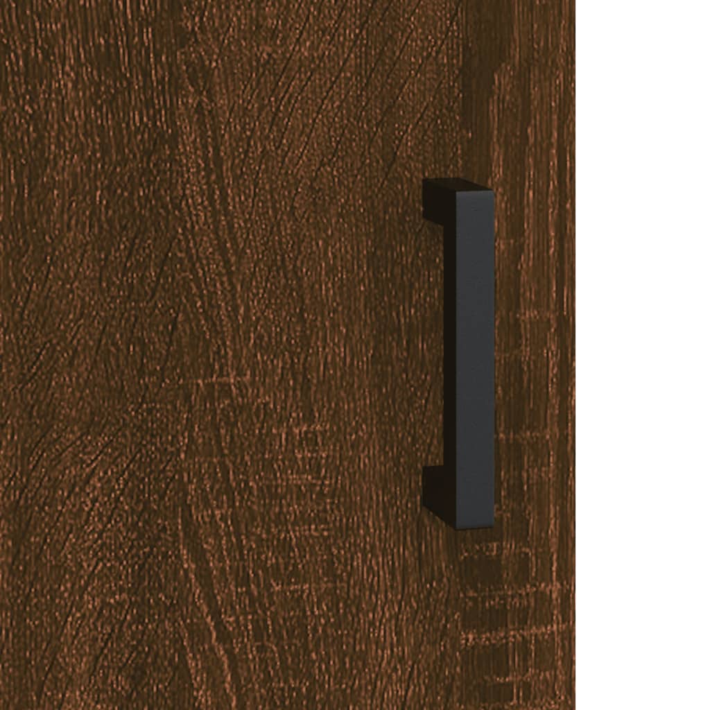 Nachttische 2 Stk. Braun Eichen-Optik 40x40x50 cm Holzwerkstoff
