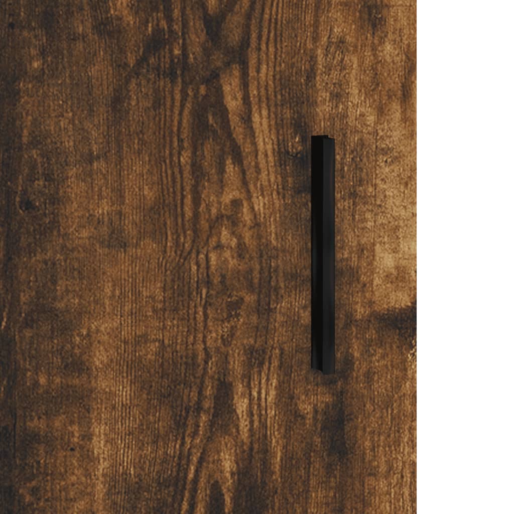 Nachttische 2 Stk. Räuchereiche 40x40x50 cm Holzwerkstoff