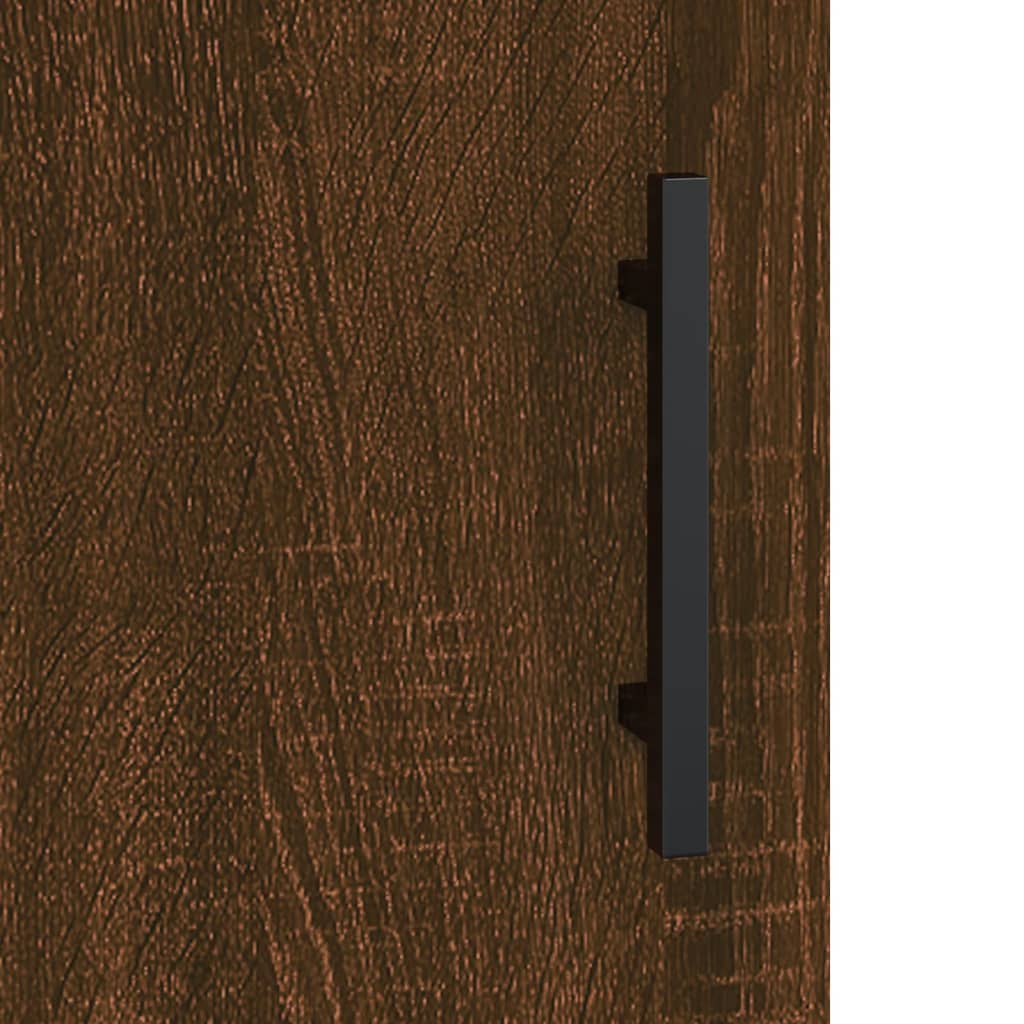Nachttisch Braun Eichen-Optik 40x40x50 cm Holzwerkstoff