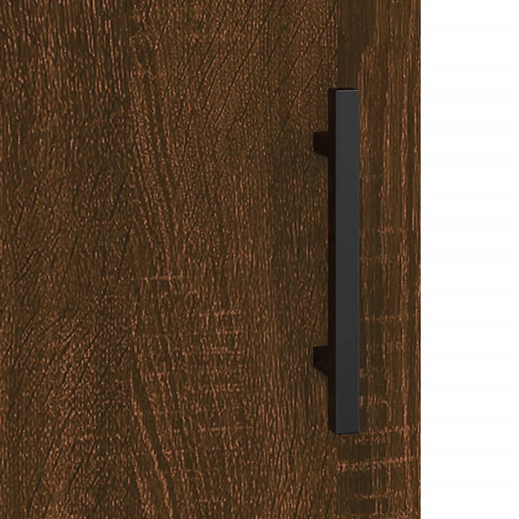 Nachttische 2 Stk. Braun Eichen-Optik 40x40x50 cm Holzwerkstoff