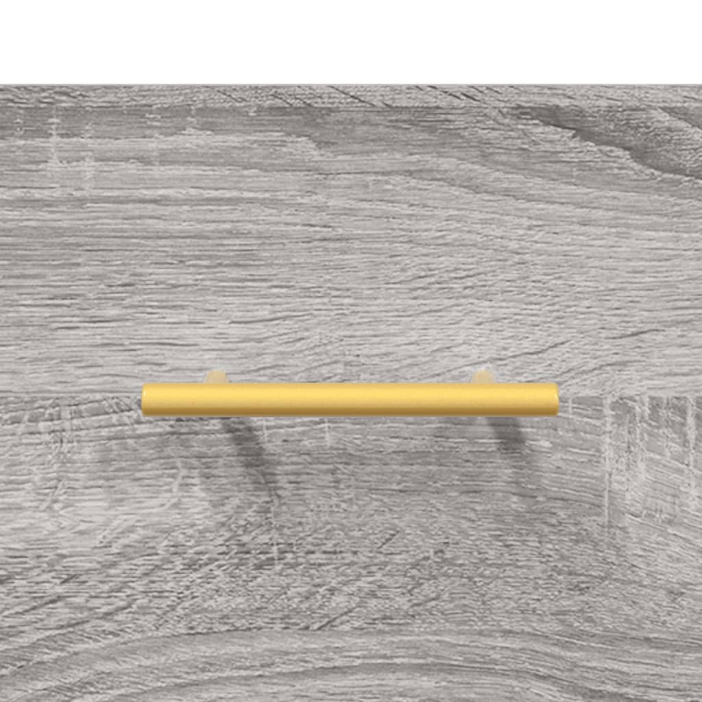 Nachttisch Grau Sonoma 40x40x66 cm Holzwerkstoff