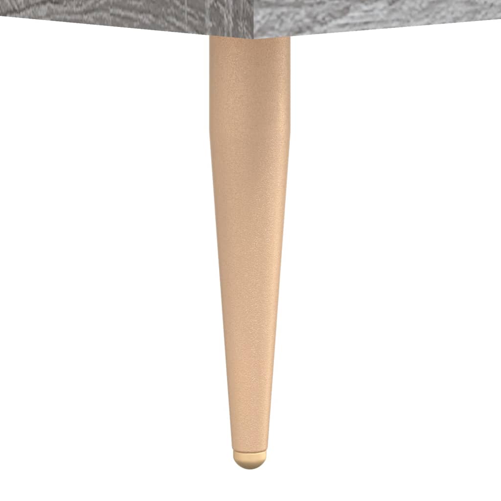 Nachttisch Grau Sonoma 40x40x66 cm Holzwerkstoff
