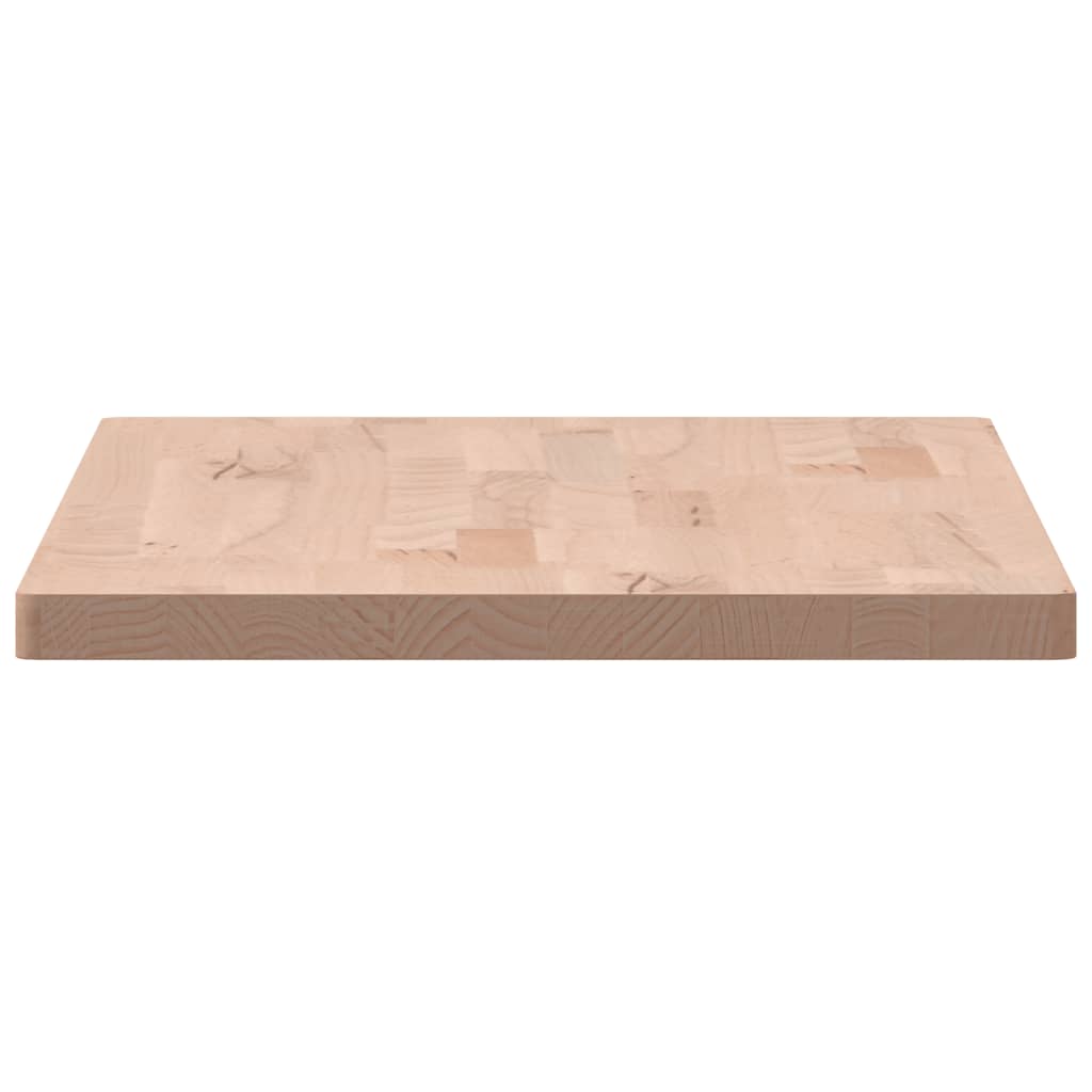 Tischplatte 80x40x2,5 cm Rechteckig Massivholz Buche