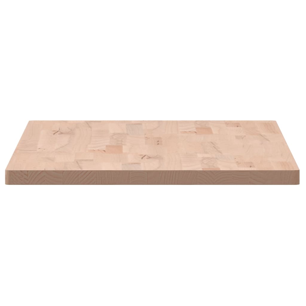 Tischplatte 100x50x2,5 cm Rechteckig Massivholz Buche