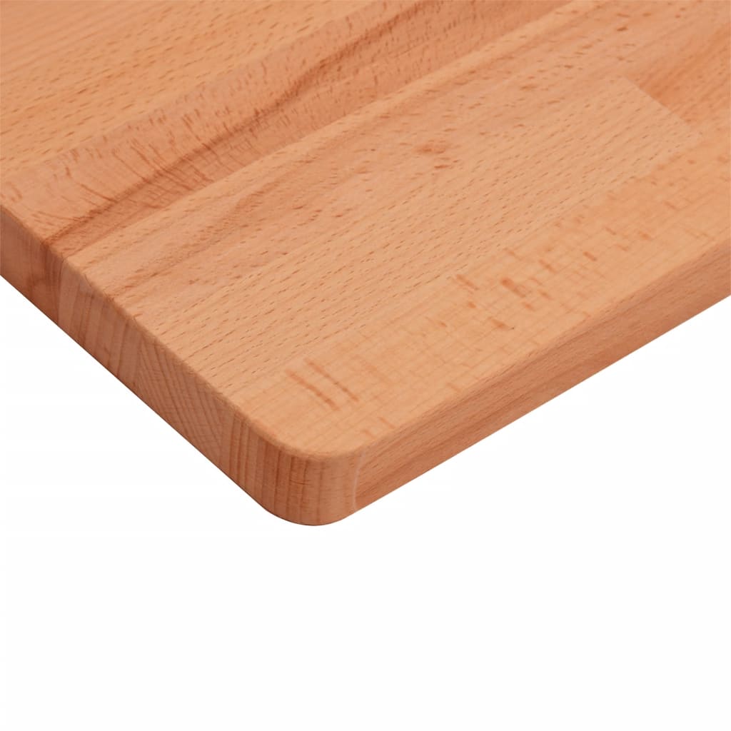 Tischplatte 100x60x1,5 cm Rechteckig Massivholz Buche