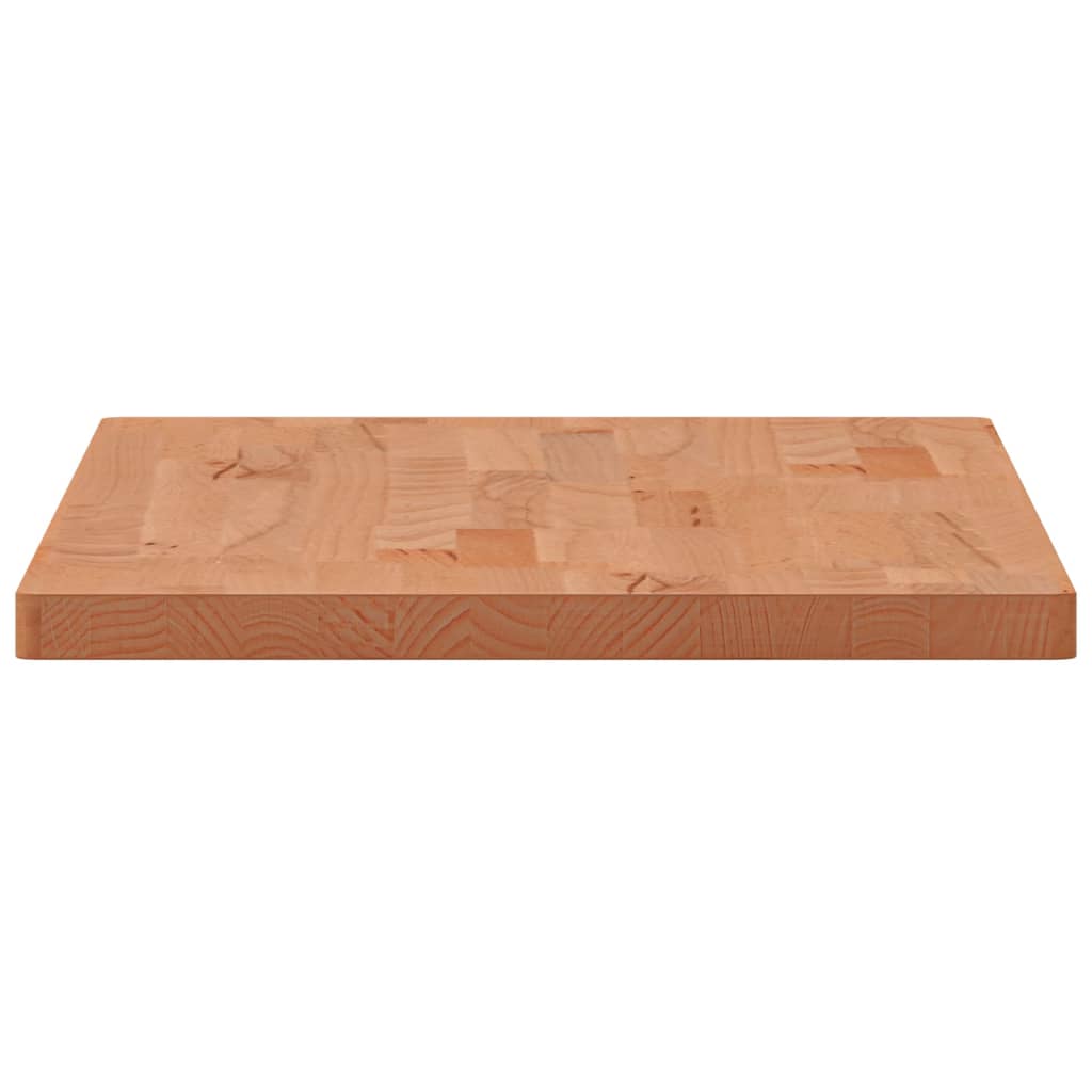 Tischplatte 80x40x2,5 cm Rechteckig Massivholz Buche