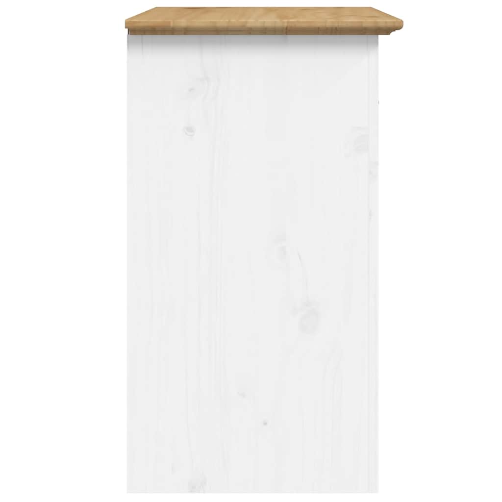 Nachttisch BODO Braun 53x38,5x67 cm Massivholz Kiefer
