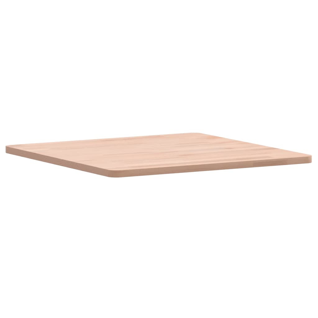 Tischplatte 50x50x1,5 cm Quadratisch Massivholz Buche