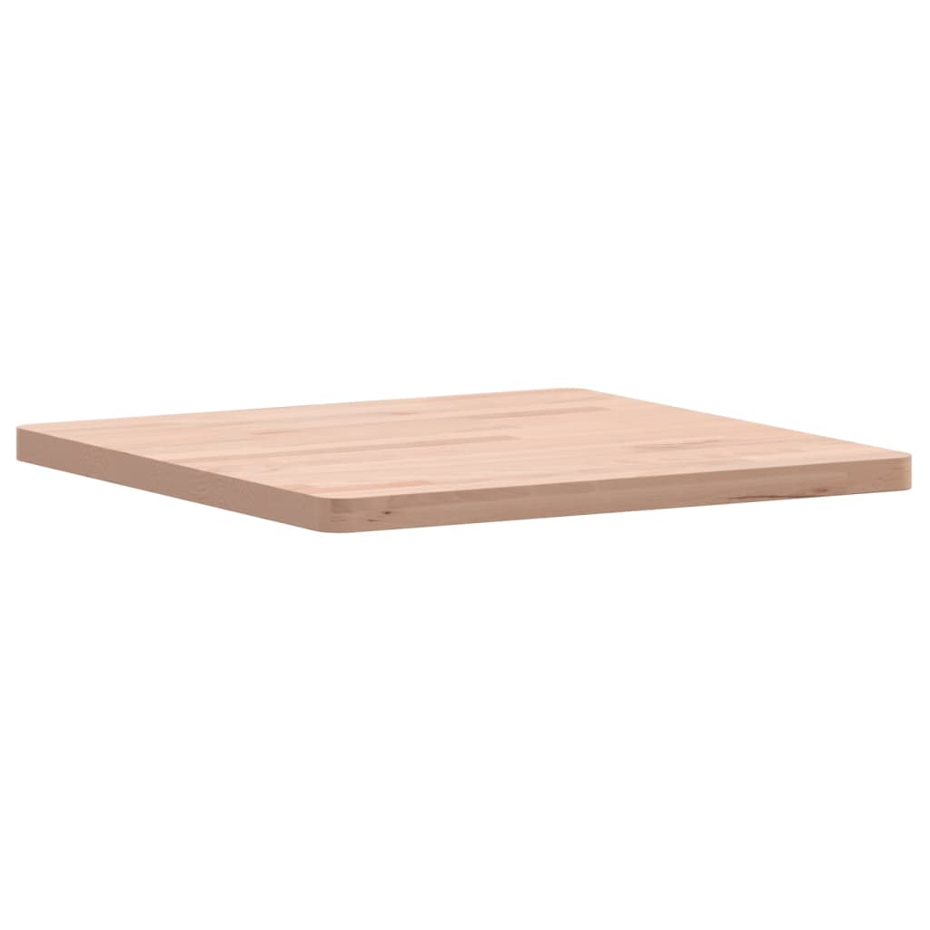 Tischplatte 50x50x2,5 cm Quadratisch Massivholz Buche