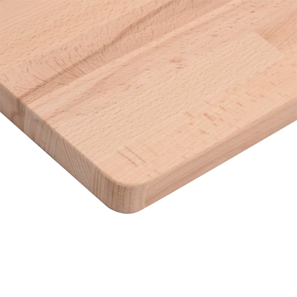Tischplatte 50x50x2,5 cm Quadratisch Massivholz Buche