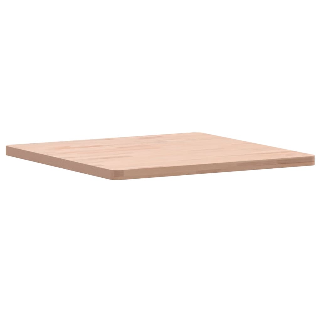Tischplatte 60x60x2,5 cm Quadratisch Massivholz Buche