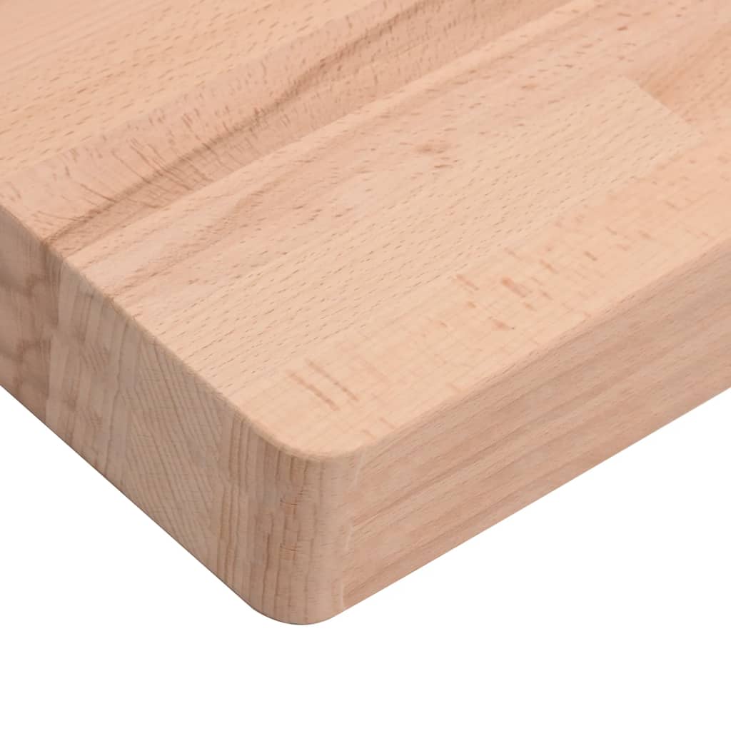 Tischplatte 40x40x4 cm Quadratisch Massivholz Buche