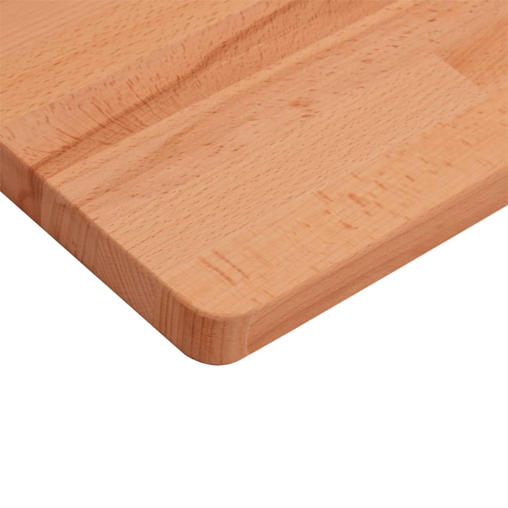 Tischplatte 60x60x1,5 cm Quadratisch Massivholz Buche