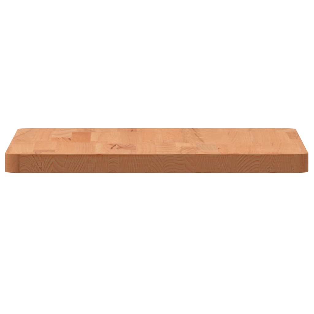 Tischplatte 40x40x2,5 cm Quadratisch Massivholz Buche
