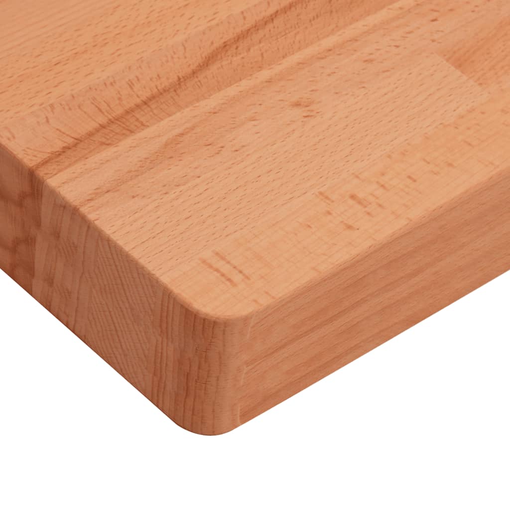 Tischplatte 60x60x4 cm Quadratisch Massivholz Buche