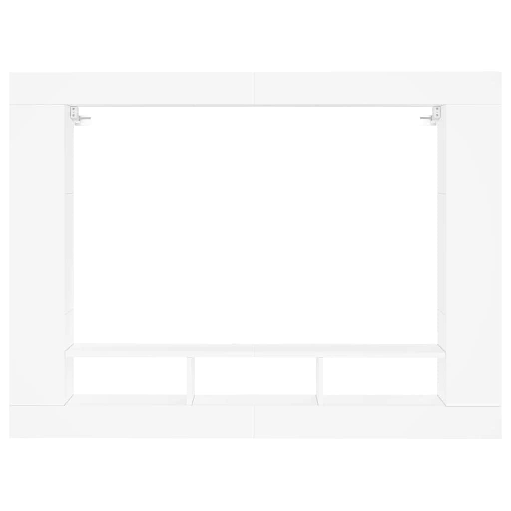 TV-Schrank Weiß 152x22x113 cm Holzwerkstoff