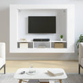 TV-Schrank Weiß 152x22x113 cm Holzwerkstoff